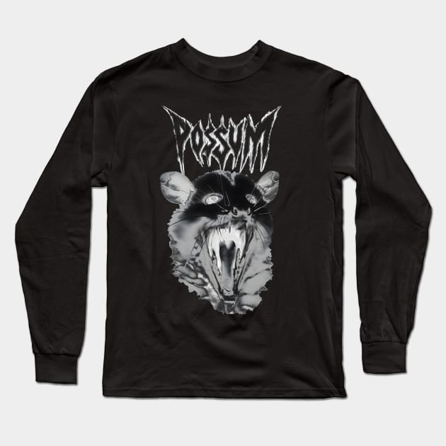 Possum Long Sleeve T-Shirt by NightvisionDesign